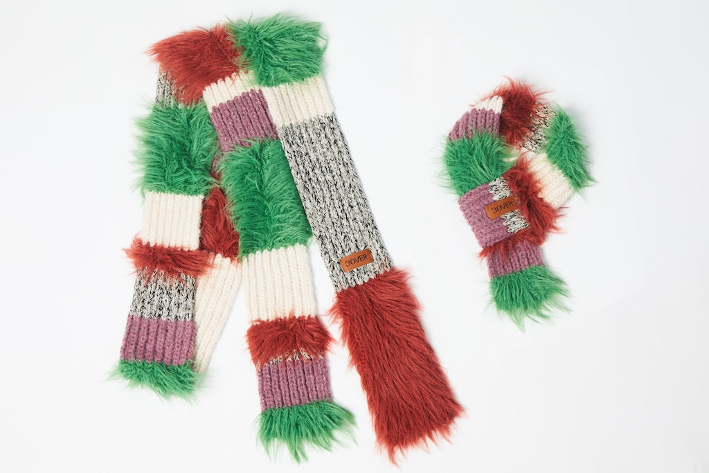 BOVER Color-block Scarf (Human Version)