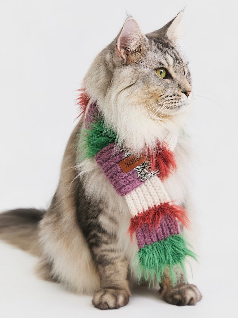 BOVER Color-block Pet Scarf (Pet Version)