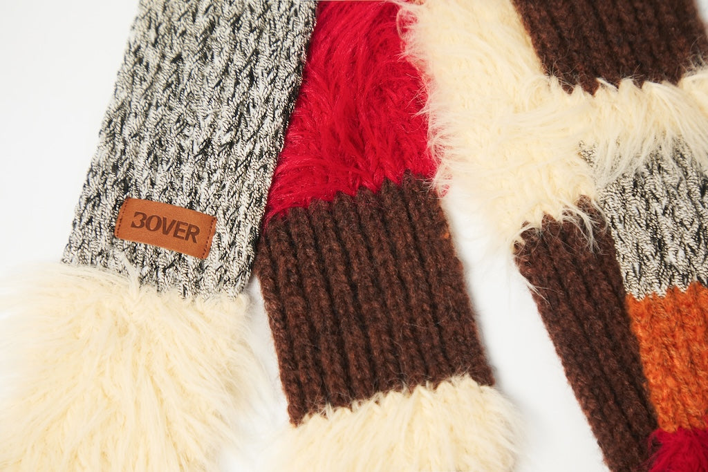 BOVER Color-block Scarf (Human Version)