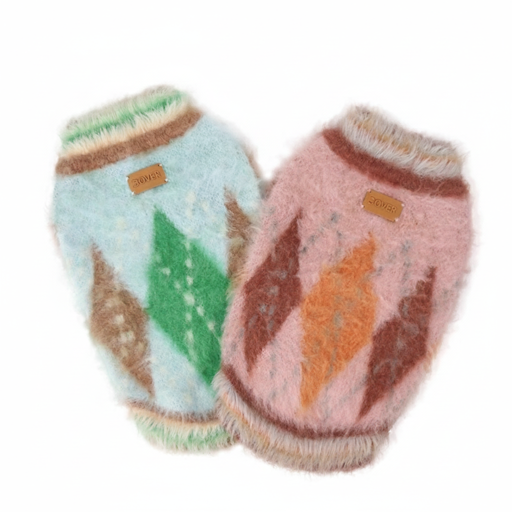 BOVER "Student Dog" Knit Vest