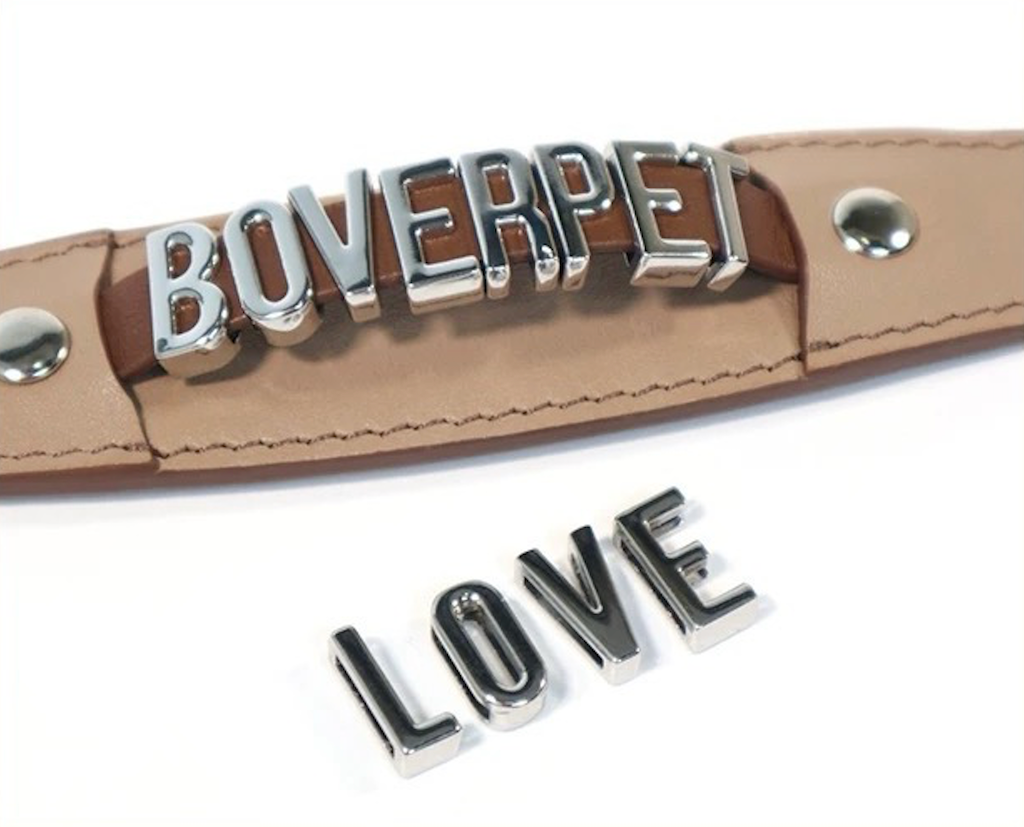 BOVER Custom Letter Collar
